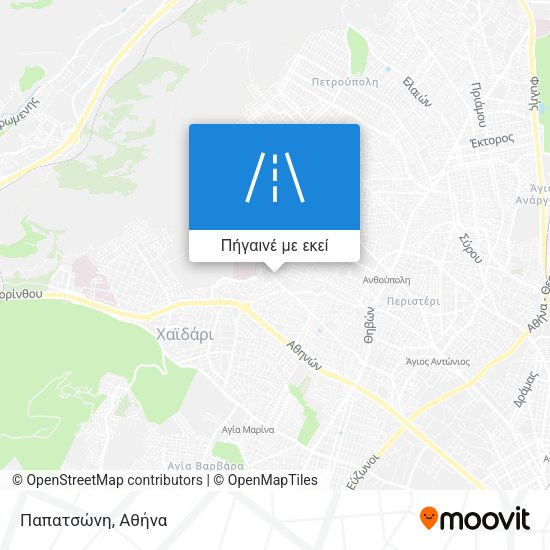 Παπατσώνη χάρτης