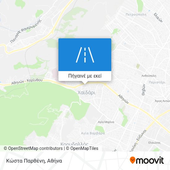 Κώστα Παρθένη χάρτης