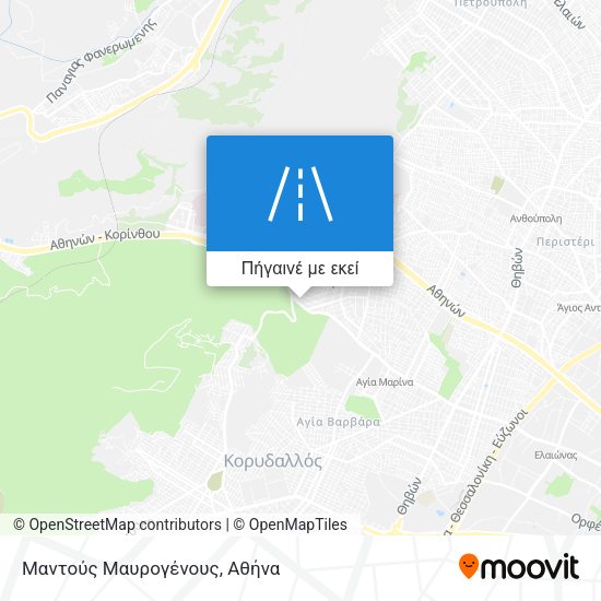 Μαντούς Μαυρογένους χάρτης