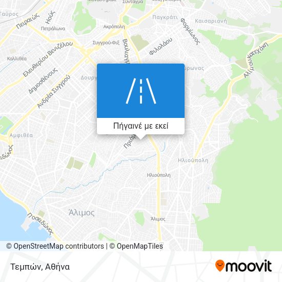 Τεμπών χάρτης