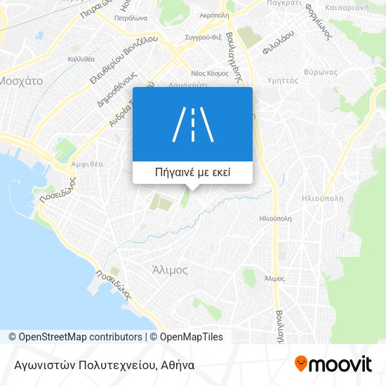 Αγωνιστών Πολυτεχνείου χάρτης