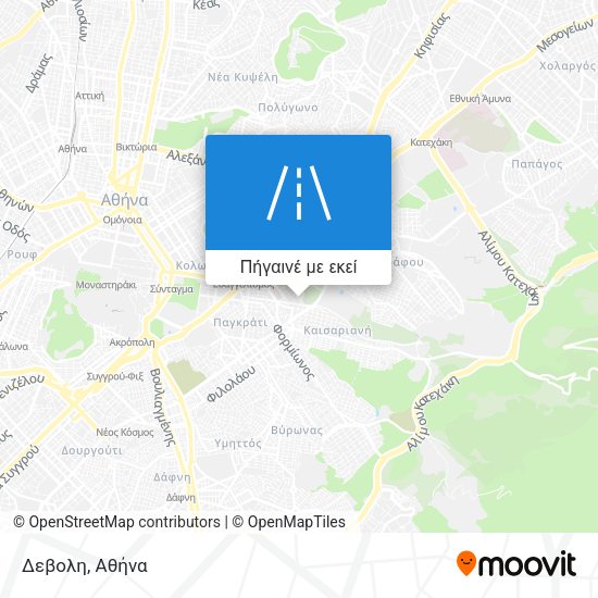 Δεβολη χάρτης