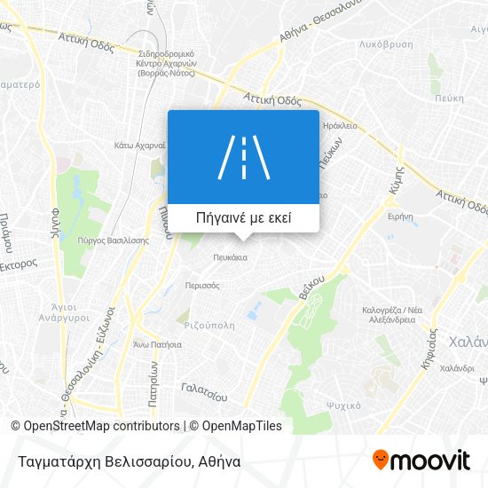 Ταγματάρχη Βελισσαρίου χάρτης