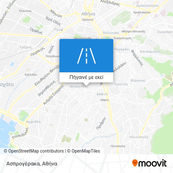 Ασπρογέρακα χάρτης