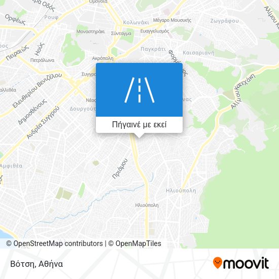 Βότση χάρτης
