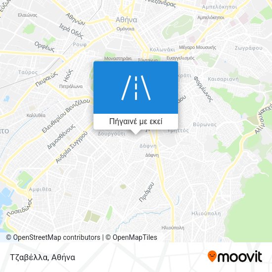 Τζαβέλλα χάρτης