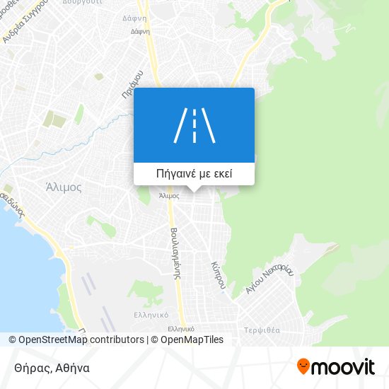 Θήρας χάρτης