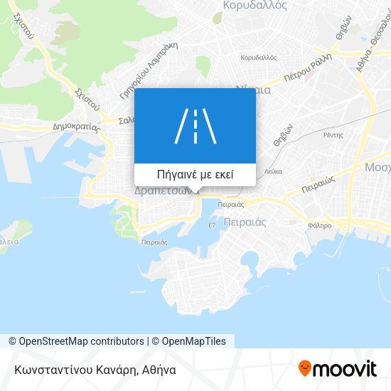 Κωνσταντίνου Κανάρη χάρτης