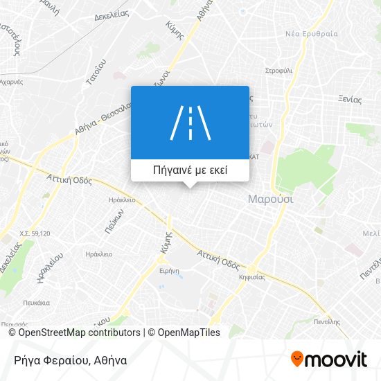 Ρήγα Φεραίου χάρτης