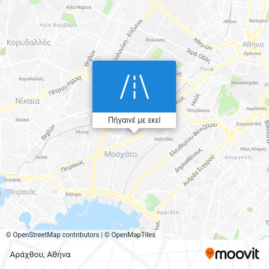 Αράχθου χάρτης