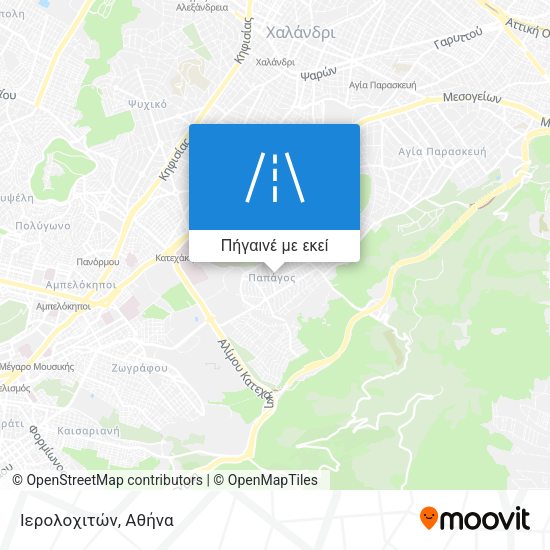 Ιερολοχιτών χάρτης