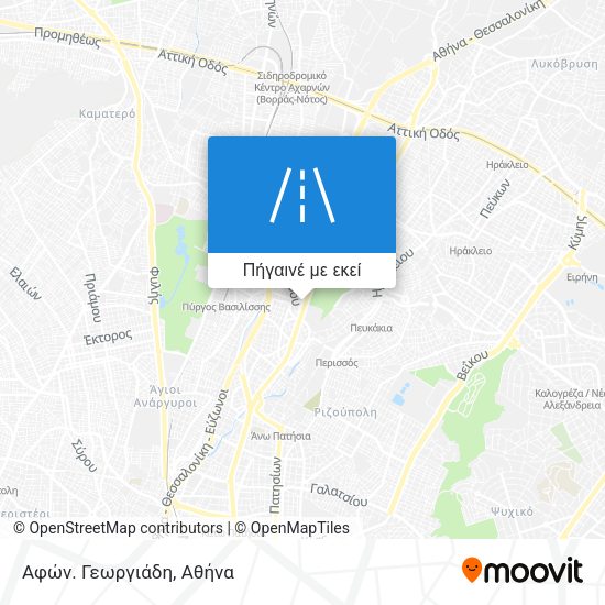 Αφών. Γεωργιάδη χάρτης