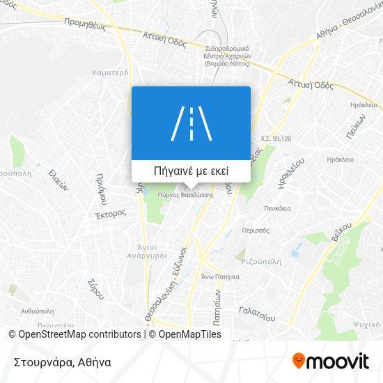Στουρνάρα χάρτης