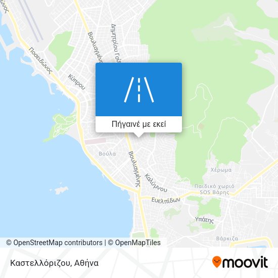 Καστελλόριζου χάρτης