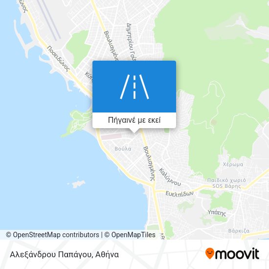 Αλεξάνδρου Παπάγου χάρτης