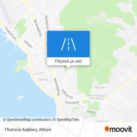 Πλατεία Δαβάκη χάρτης
