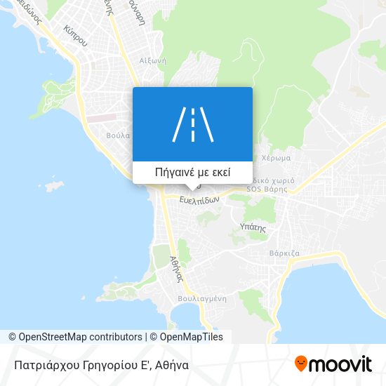 Πατριάρχου Γρηγορίου Ε' χάρτης