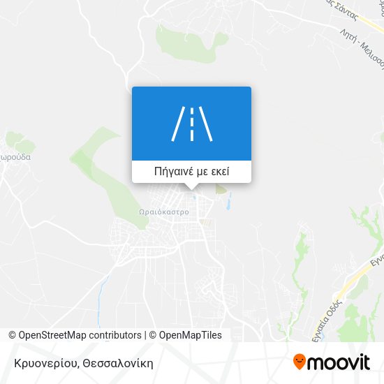 Κρυονερίου χάρτης