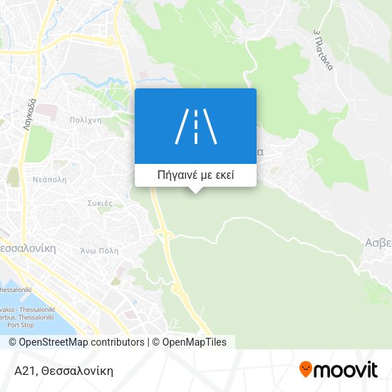 A21 χάρτης