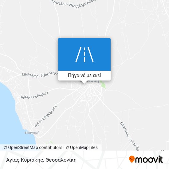 Αγίας Κυριακής χάρτης