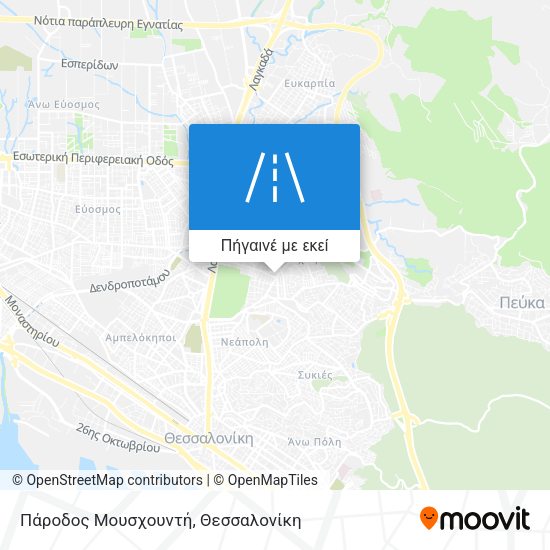 Πάροδος Μουσχουντή χάρτης
