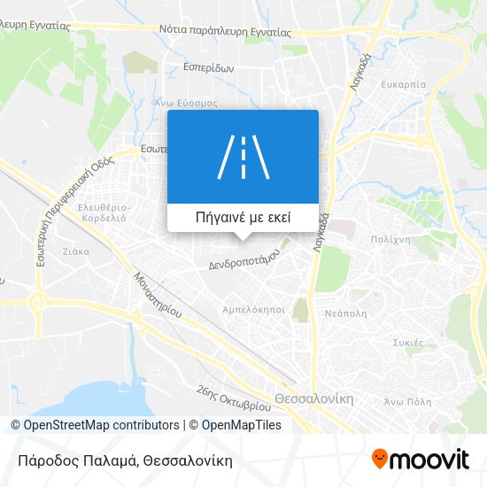 Πάροδος Παλαμά χάρτης