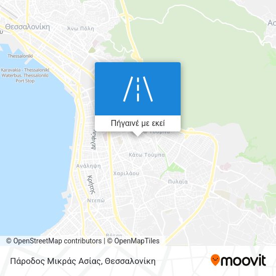 Πάροδος Μικράς Ασίας χάρτης