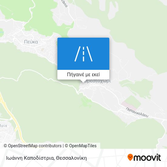 Ιωάννη Καποδίστρια χάρτης