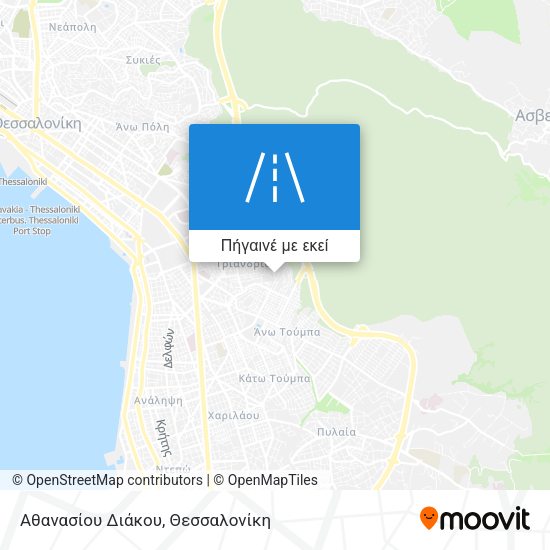 Αθανασίου Διάκου χάρτης
