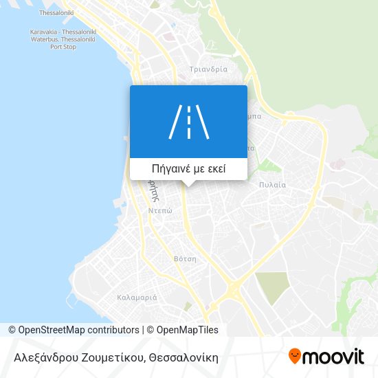 Αλεξάνδρου Ζουμετίκου χάρτης