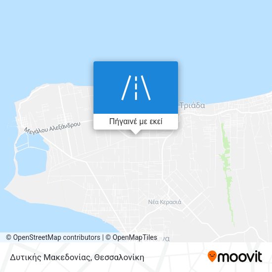 Δυτικής Μακεδονίας χάρτης