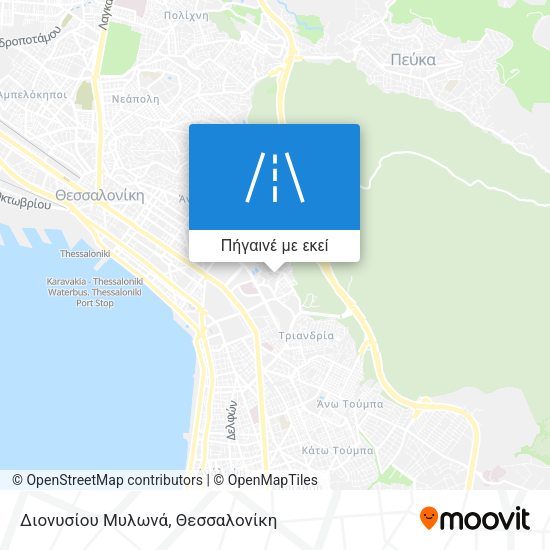Διονυσίου Μυλωνά χάρτης