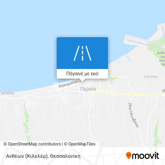 Ανθέων (Κιλελέρ) χάρτης