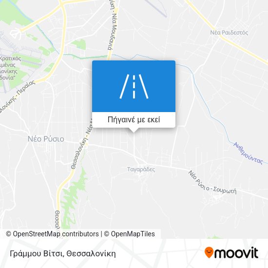 Γράμμου Βίτσι χάρτης
