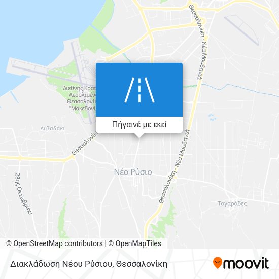 Διακλάδωση Νέου Ρύσιου χάρτης
