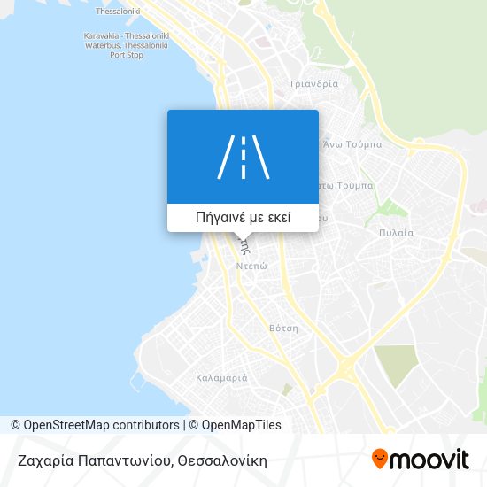 Ζαχαρία Παπαντωνίου χάρτης