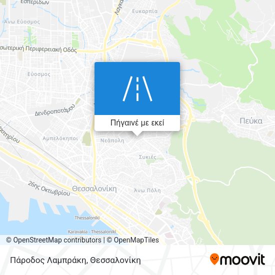 Πάροδος Λαμπράκη χάρτης