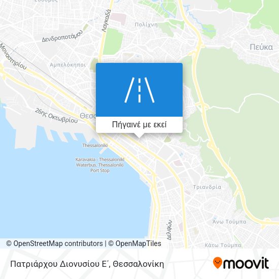 Πατριάρχου Διονυσίου Ε΄ χάρτης