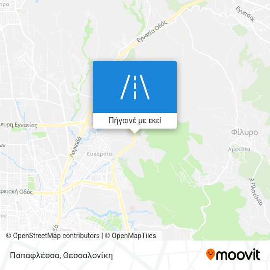 Παπαφλέσσα χάρτης