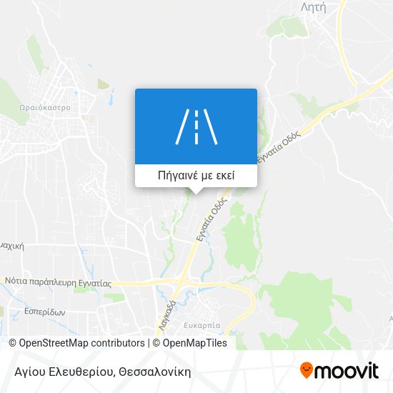 Αγίου Ελευθερίου χάρτης
