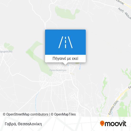 Γαβρά χάρτης