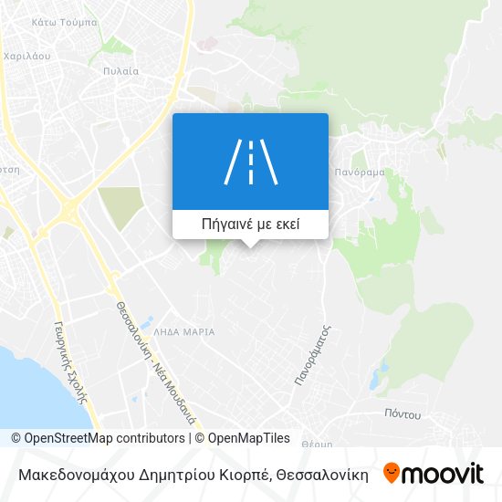 Μακεδονομάχου Δημητρίου Κιορπέ χάρτης