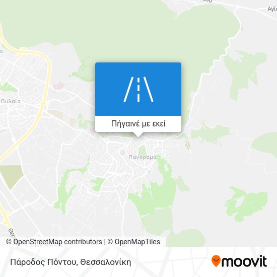 Πάροδος Πόντου χάρτης
