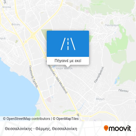 Θεσσαλονίκης - Θέρμης χάρτης