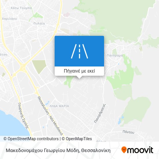 Μακεδονομάχου Γεωργίου Μόδη χάρτης
