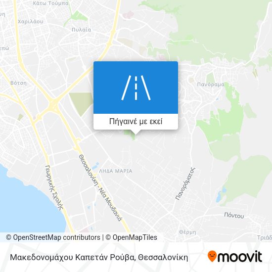 Μακεδονομάχου Καπετάν Ρούβα χάρτης