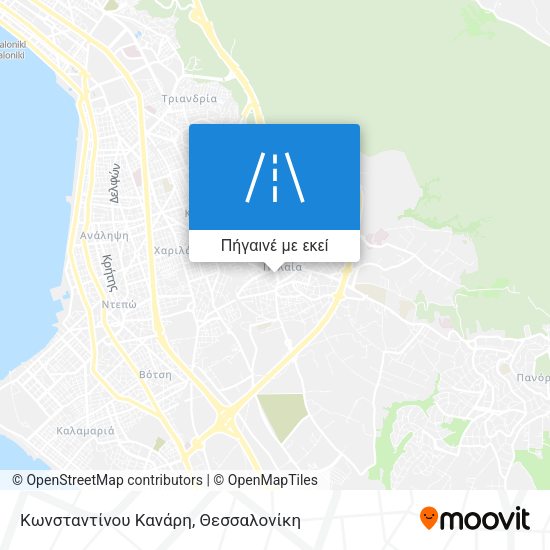 Κωνσταντίνου Κανάρη χάρτης