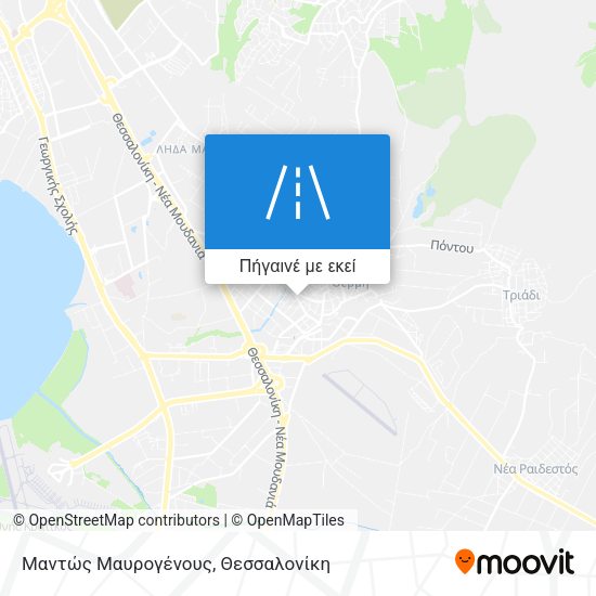 Μαντώς Μαυρογένους χάρτης