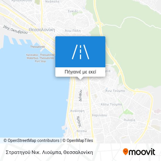 Στρατηγού Νικ. Λιούμπα χάρτης