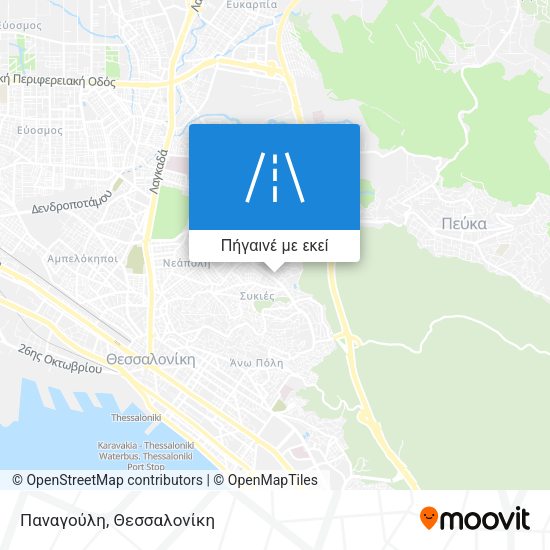 Παναγούλη χάρτης